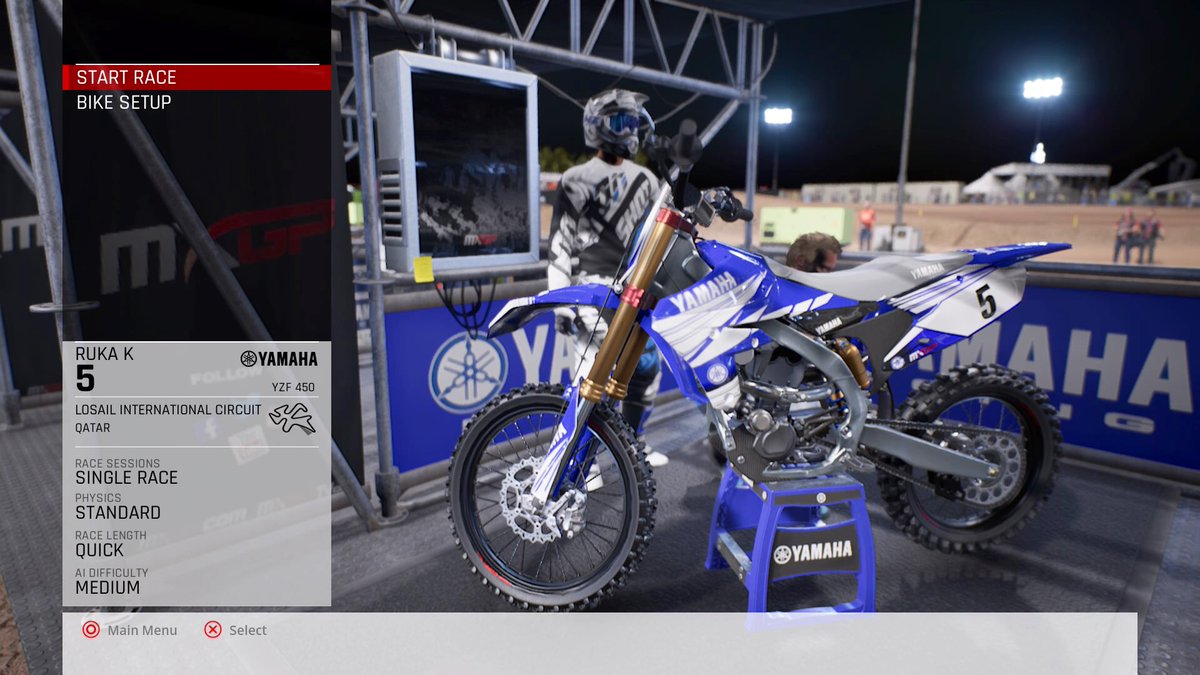 skpssmile's tweet image. 増車しました!!!
YZF450!!😃
ゲームだけどねw😄😄
このマシンめっちゃ速いw

#YAMAHAが美しい
#YZF450
#バイク 
#オフ車  
#mxgppro
#バイクお休み中
#stayhome