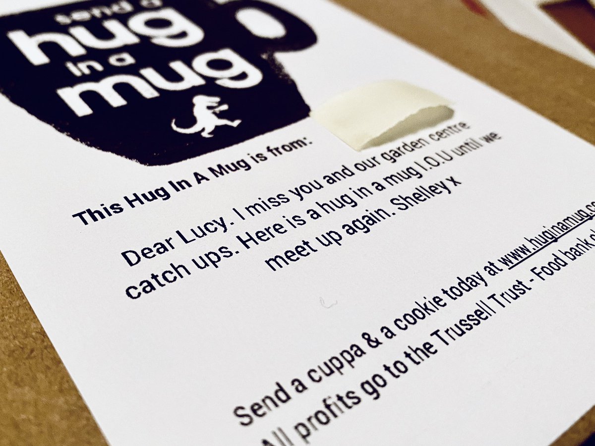 tearexrocks's tweet photo. Packing up our ‘Hugs In A Mug’ in between juggling family life has been a bonkers... but it’s the uplifting messages which has kept us going 
£3 = cuppa + cookie inc. UK P&amp;P 
profits -> @TrussellTrust
=>https://t.co/THEaIIjf6G
#IsolationGift #tearex #coronavirus #RAWR
#huginamug https://t.co/zy3QGeYKtQ