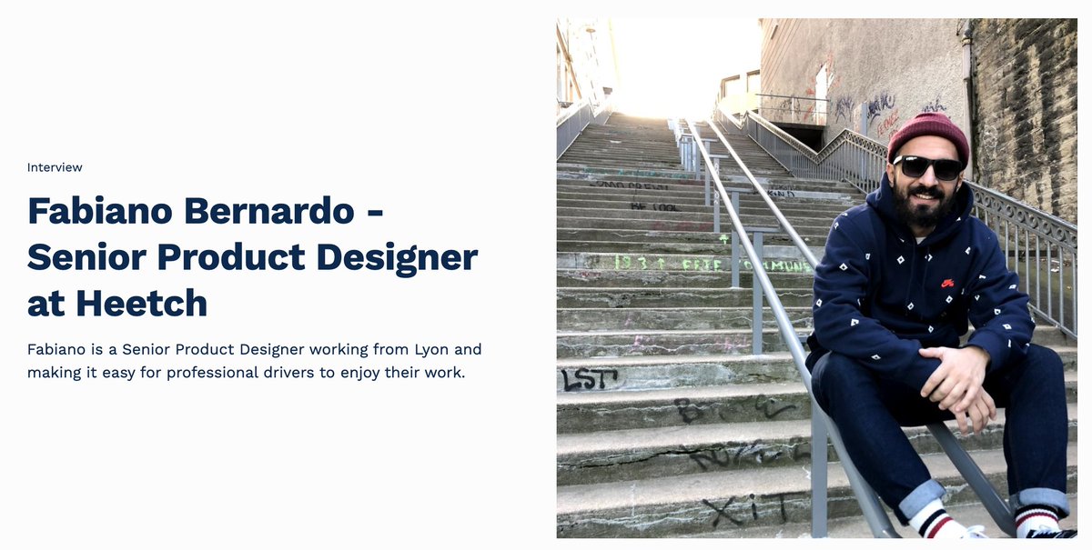 I got the chance to be interviewed by @alistairtweedie  from <a href="/designremotely/">DesignRemotely</a> and share how I do remote product design at <a href="/Heetch/">Heetch</a>

You can find the interview here 👉 designremotely.co/interviews/fab…

I hope you'll find it useful
#remotework #remoteproductdesign #productdesign #design #wfh