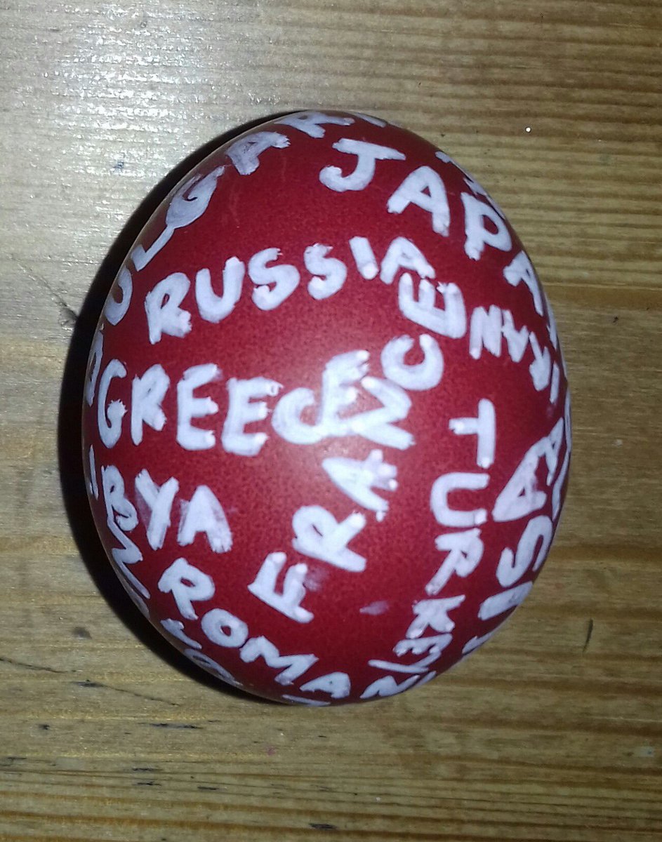 MHCHSGeography's tweet photo. An eggtastic interpretation to our Easter challenge from Katerina in Year 8. We love this! 🌎👍🏽#Geography #EarthDay2020 https://t.co/kwfmxqxiwx