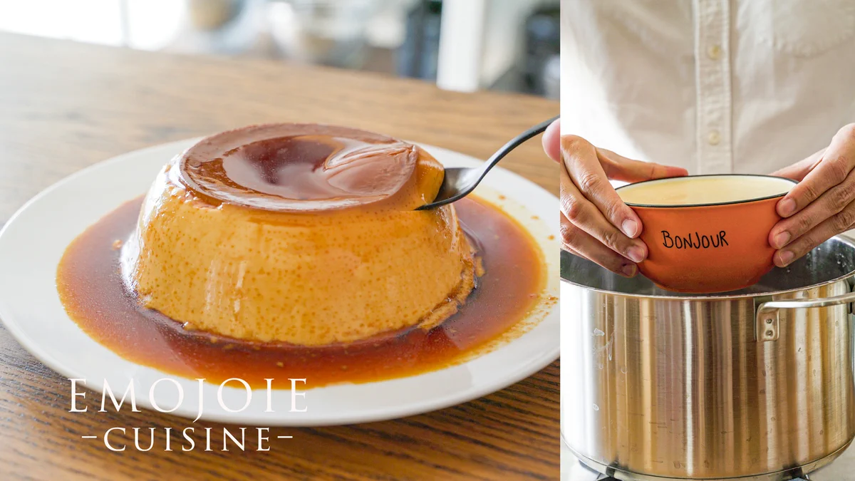オーブンも蒸し器もいらない！？鍋で作る「プリン」の作り方！
