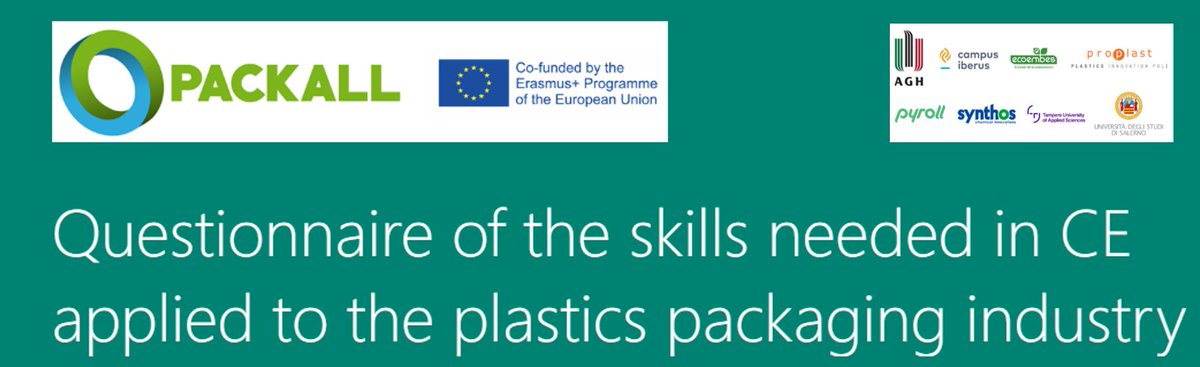 CampusIberus's tweet photo. ♻️ ¿Nos ayudas a mejorar #formación y #competencias en los sectores #packaging, #plástico y #economíacircular? ♻️
Gracias 🙂 ▶️ https://t.co/wOASZmZl6j
@EUErasmusPlus #KnowledgeAlliance #PackAlliance @PackAll2 @sepiegob
@unirioja @unizar @UNavarra @UdL_info @Ecoembes https://t.co/4Ije4m3Ive