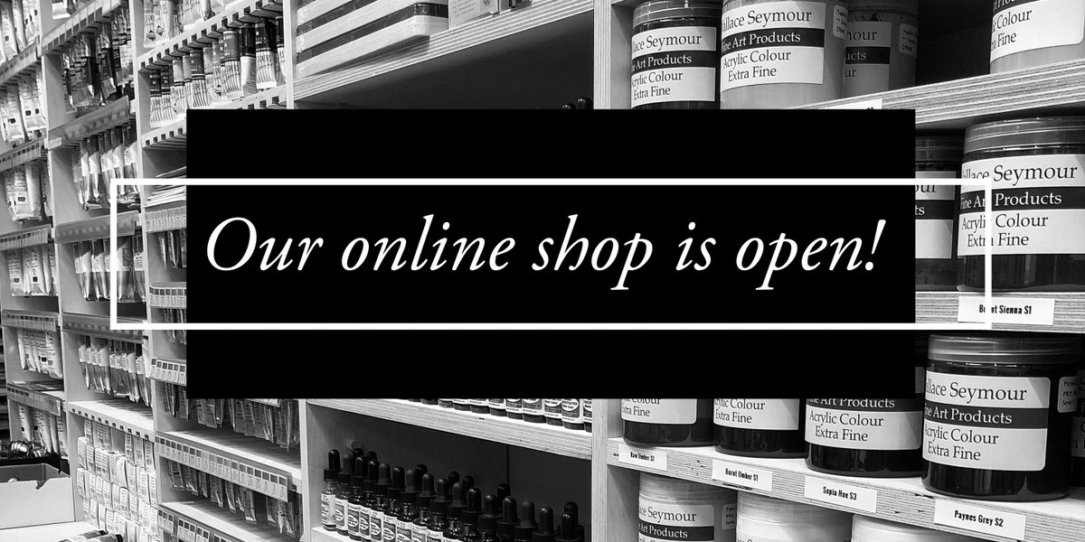 southbankartco's tweet photo. We’ve been working hard whilst we have been closed setting up our online shop. You can now buy a selected range of art supplies and readymade frames and we’re  going to be adding products over the next few days and weeks, with options for local delivery and standard UK delivery. https://t.co/emPncPbERC