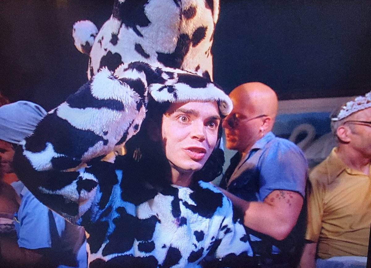 "For I ne'er saw true beauty till this night"He did the entire speech. In a cow costume.