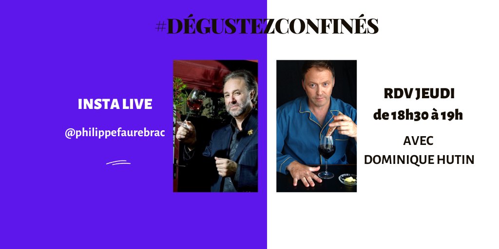 vinetsociete's tweet photo. RDV demain à 18h30 pour #DégustezConfinés avec Dominique Hutin, chroniqueur vin à @franceinter 🍷 On va parler des mots du vin par-là 👉https://t.co/lPHFJ7RJFZ https://t.co/AudFQm7btA