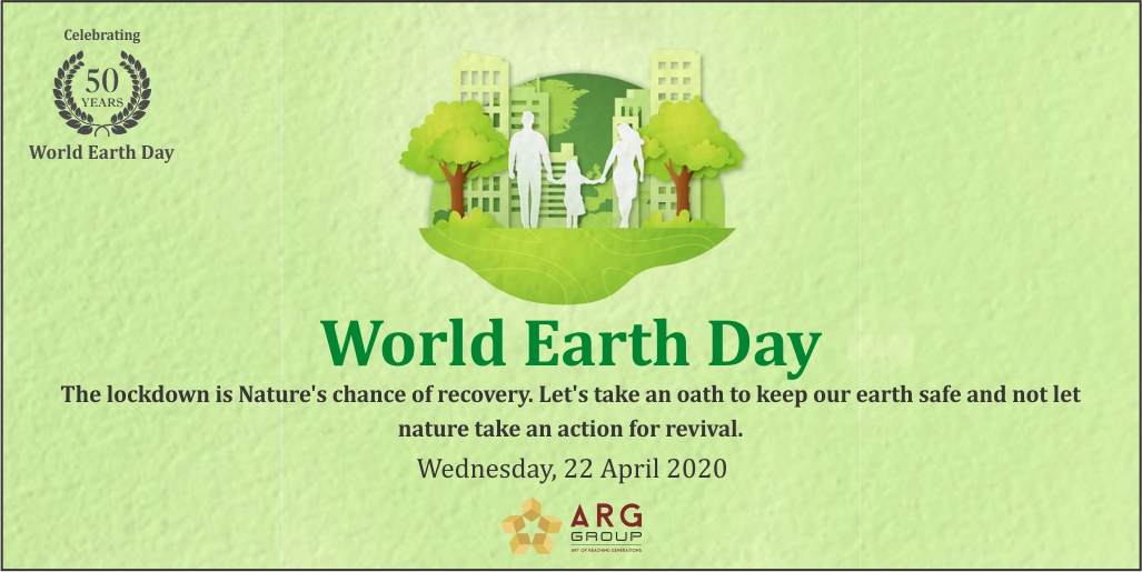 arggroupjpr's tweet photo. On this #WorldEarthDay, let's pledge to restore #Earth back to health and normalcy. Let us take an initiative to help #MotherNature revive for the better.

#ARG #ARGGroup #EarthDay #50YearsOfEarthDay #Nature #RealEstate https://t.co/LZd2nVryfO