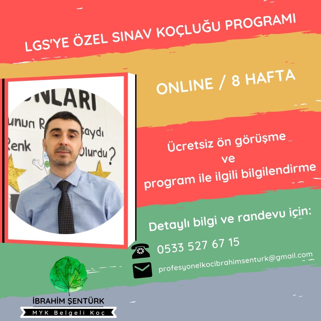 #profesyonelkocibrahimsenturk #koçluk #coaching #egitimkocu #ogrencikocu #sınav #lgs2020