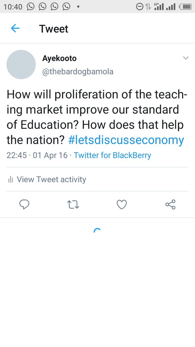 Before mischief makers will twist my words. I was against hiring 500k teachers because it seemed a senseless act. It is not that we don't have enough teachers in Nigeria, we just don't enough quality teachers. Quality over quantity. All we need are more well trained tutors