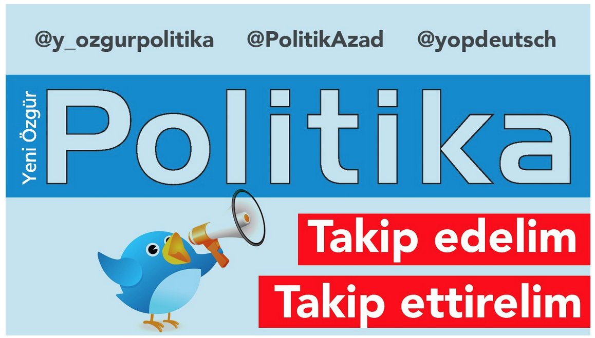 y_ozgurpolitika's tweet photo. Değerli Okurlarımız;

Koronavirüs nedeniyle kağıt baskıyı durdurarak dijital mecrada büyük emeklerle yayın hayatına devam eden gazetemizin twitter hesabını güçlendirelim, büyütelim. 
Bizi takip edin :
@y_ozgurpolitika
@PolitikAzad
@yopdeutsch https://t.co/fe72dvsGc7