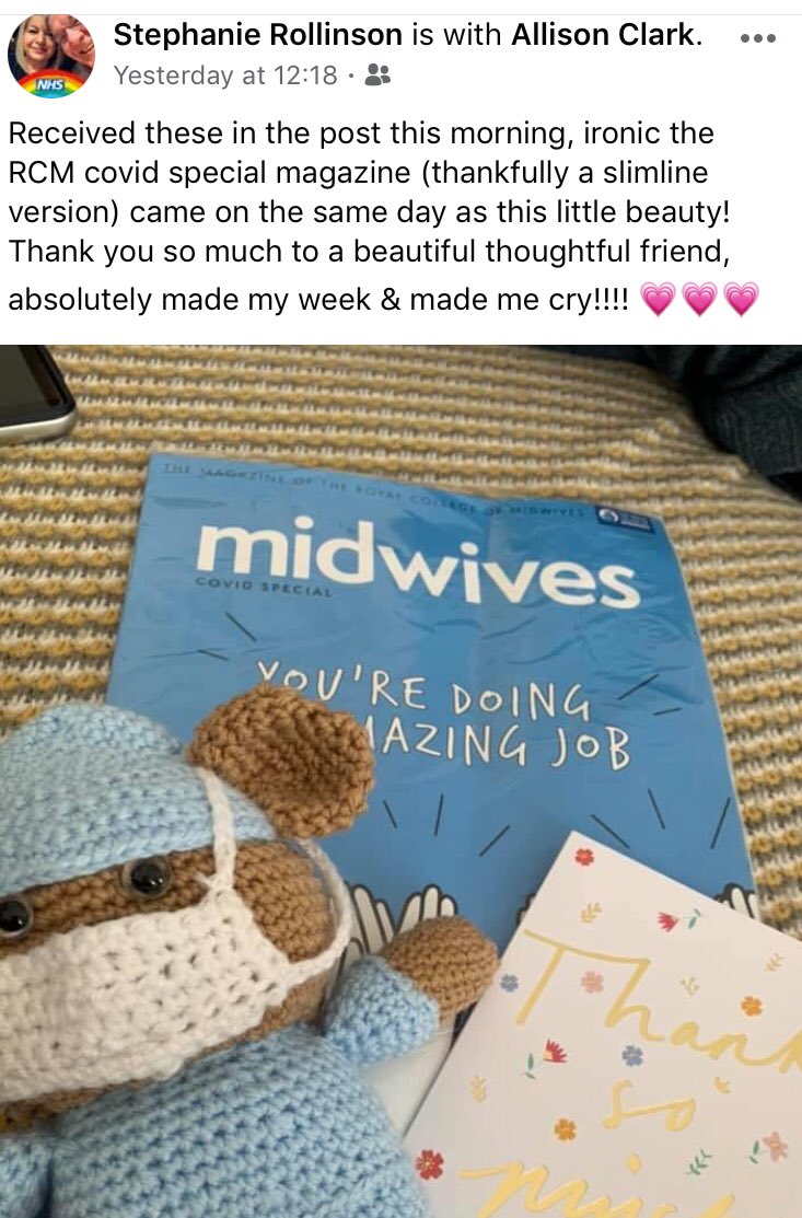 Absolutely delighted to bring a smile to a friend on the NHS front line.