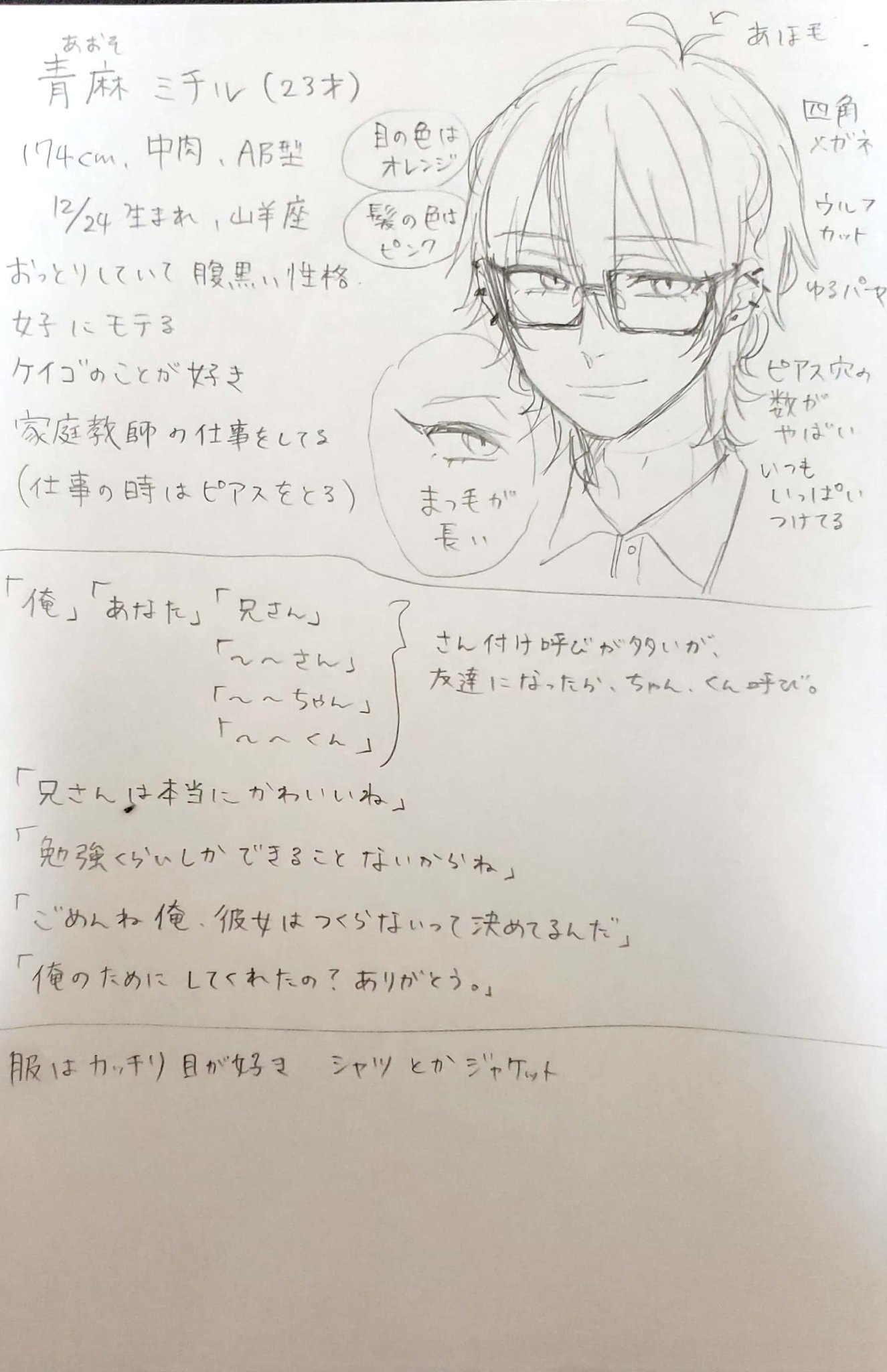 生田なまスランプだから許して A Twitter 我が子のbl兄弟 メガネ好きなのバレる