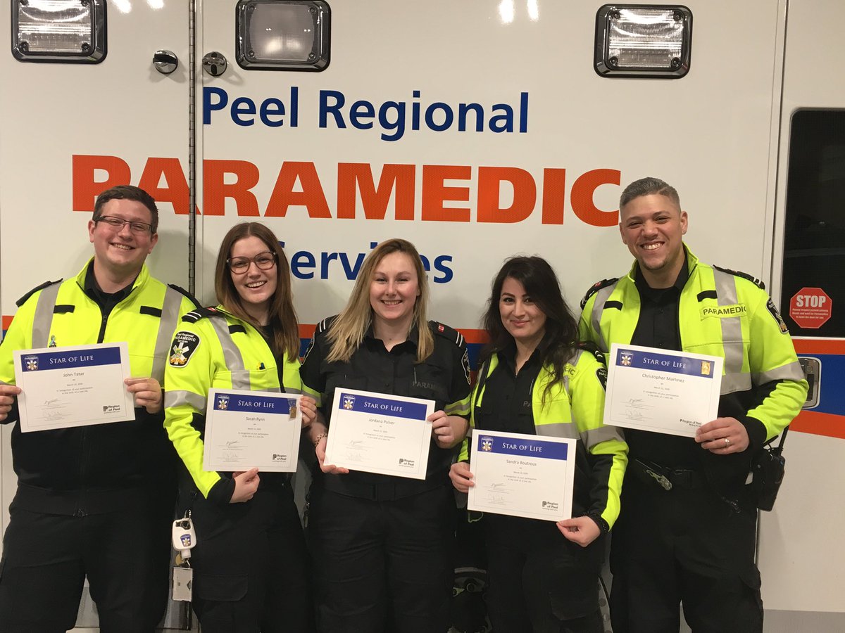 Congrats to Paramedics Jordana, Sara, Sandra, Chris and student John who all helped deliver a healthy baby girl back on March 13. Congrats!