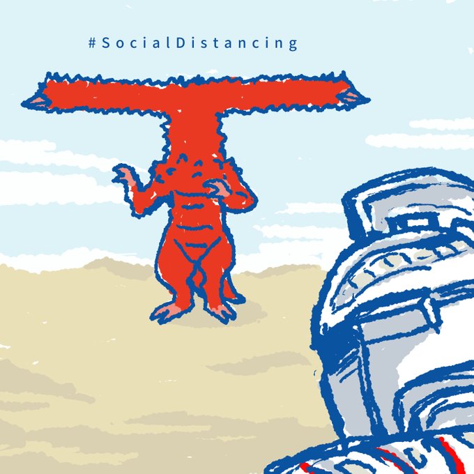 パン                 ドン

#SocialDistancing 