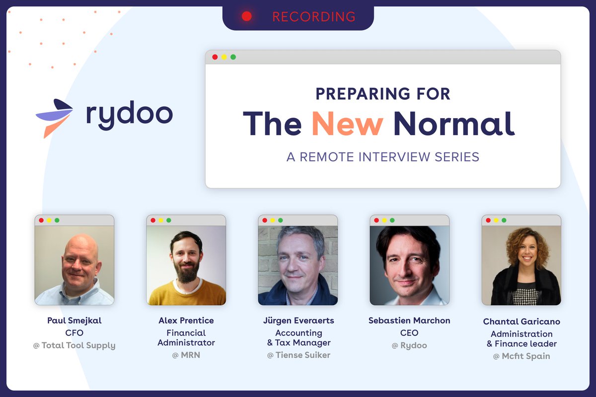 Rydoo is happy to announce that we’ll be launching our new series of virtual-interviews: ‘’The New Normal’’, with top executives 💥

Real-stories from real people and how they are managing this calamity period to come out even stronger when this is all over. Stay tuned 😎