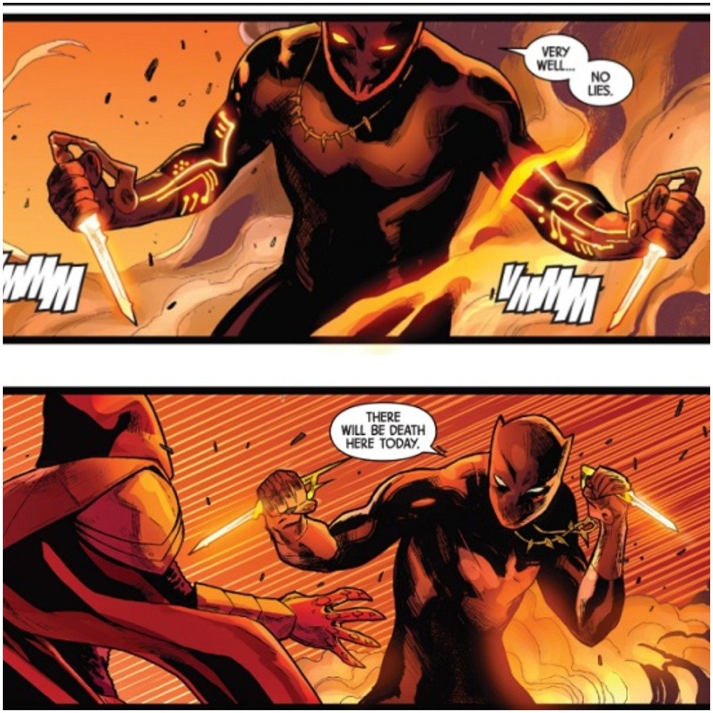 It's high time we do a thread of the hardest quotes, actions, or lewks from a comic book.Gotta start it off with "Time Runs Out" era T'Challa dropping all pleasantries and formalities for the fade. Mans, tried to be diplomatic but knews THIS WAS ONLY GOIN END ONE WAY!