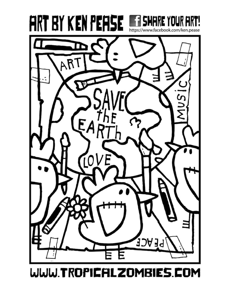 GlengarrySchool's tweet photo. Mrs. Bryant found a great Earth Day coloring sheet from the artist Ken Pease! How are you honoring the Earth today? https://t.co/c5LNDTGfkG