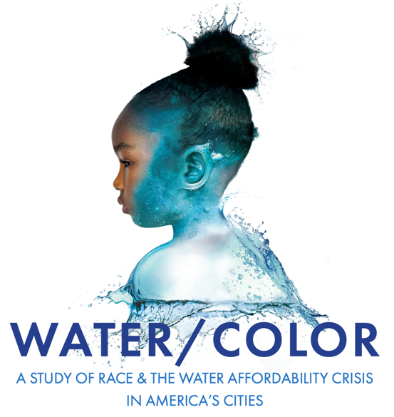 Many communities of color lack access to a simple, basic human right: clean, affordable drinking water. In 2019, we released the groundbreaking report,  #WaterColor, which documents the history of discrimination in the supply of municipal services.  #Water4All