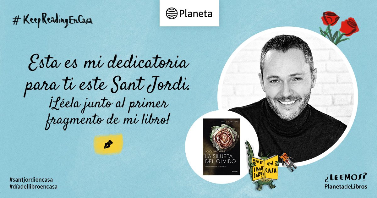 Este año las dedicatorias tendrán que ser virtuales... Feliz Sant Jordi a todos!!!

planetadelibros.com/libro-la-silue…