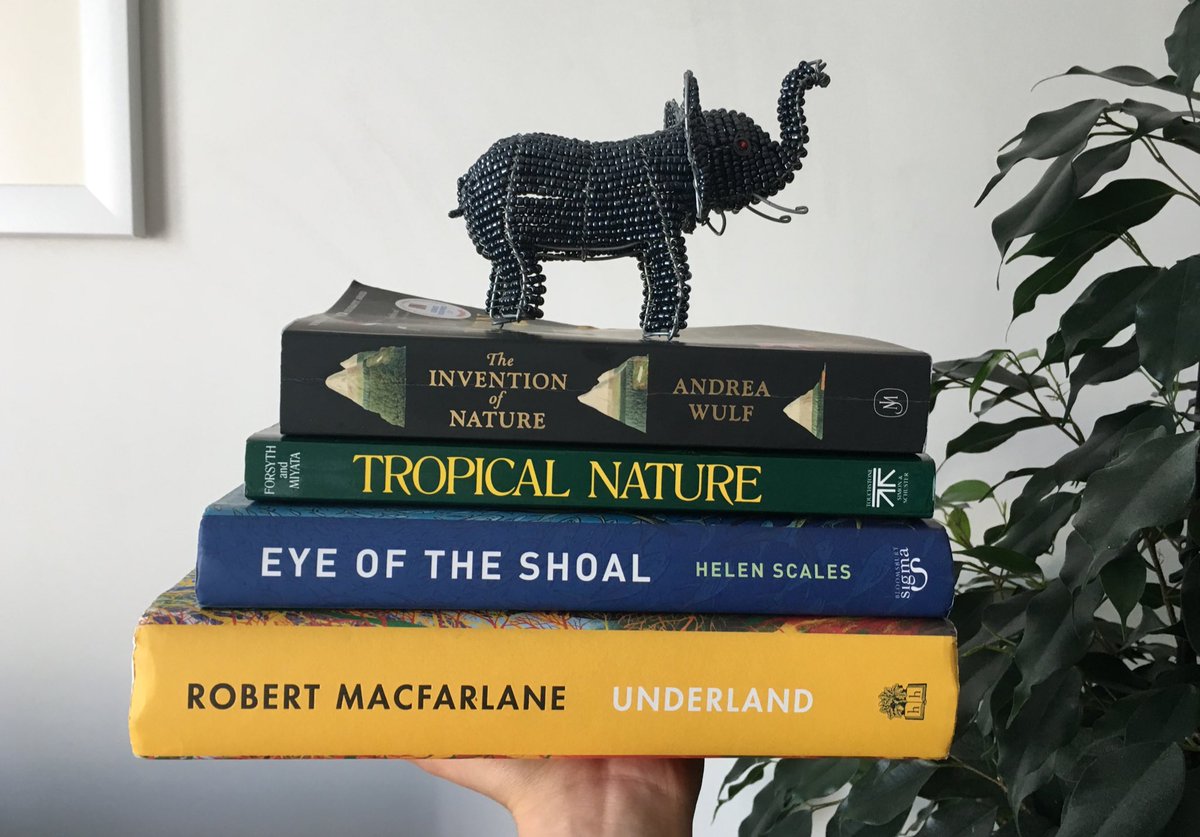 Happy  #EarthDay  ! Celebrating today with a list of some of the best nature books I’ve read over the last few years  Thread 