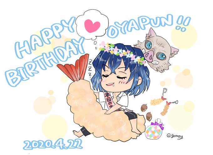 ｸﾞﾐーさんがTwitterに投稿した嘴平伊之助(鬼滅の刃)のイラスト。