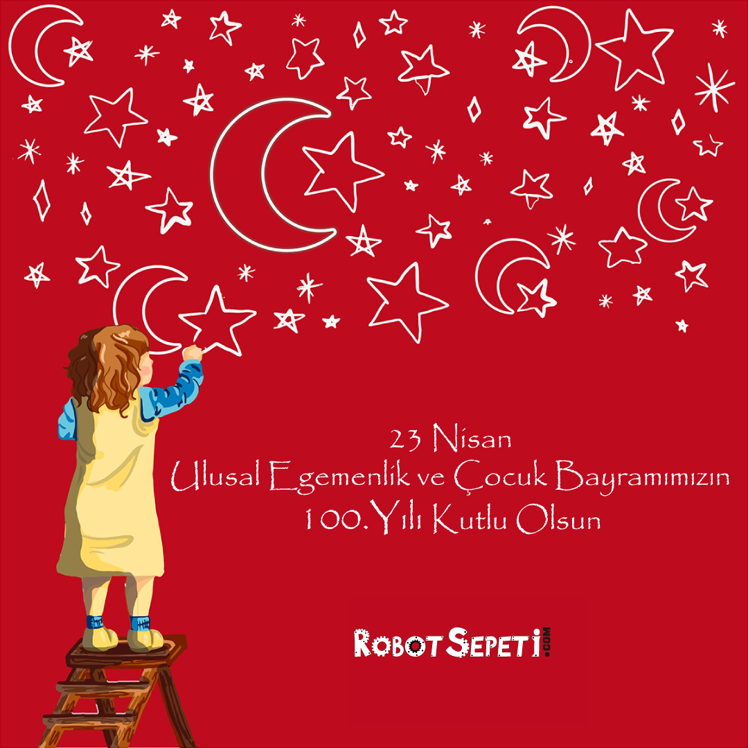 gilboTurkey's tweet image. 23 Nisan Ulusal Egemenlik Ve Çocuk Bayramımızın 100. Yılı Kutlu Olsun 🇹🇷🇹🇷 

#23nisanulusalegemenlikveçocukbayramı #robotsepeti #çocuk #turkey #bayram #100yıl