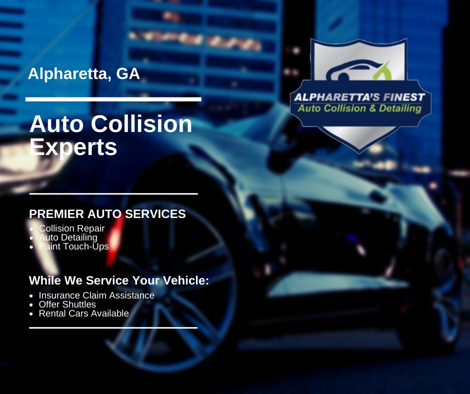 auto_finest's tweet photo. When you bring your vehicle to Alpharetta's Finest Auto Collision, our goal is to provide you with a broad range of services to get you back on the road FAST! ⭐

📱 - (404) 907-7735

#Alpharettas #AutoCollision #Repair #Detailing #Auto #BumperRepair #LooksLikeNew #Alpharetta #GA https://t.co/3d0q7EYUqs