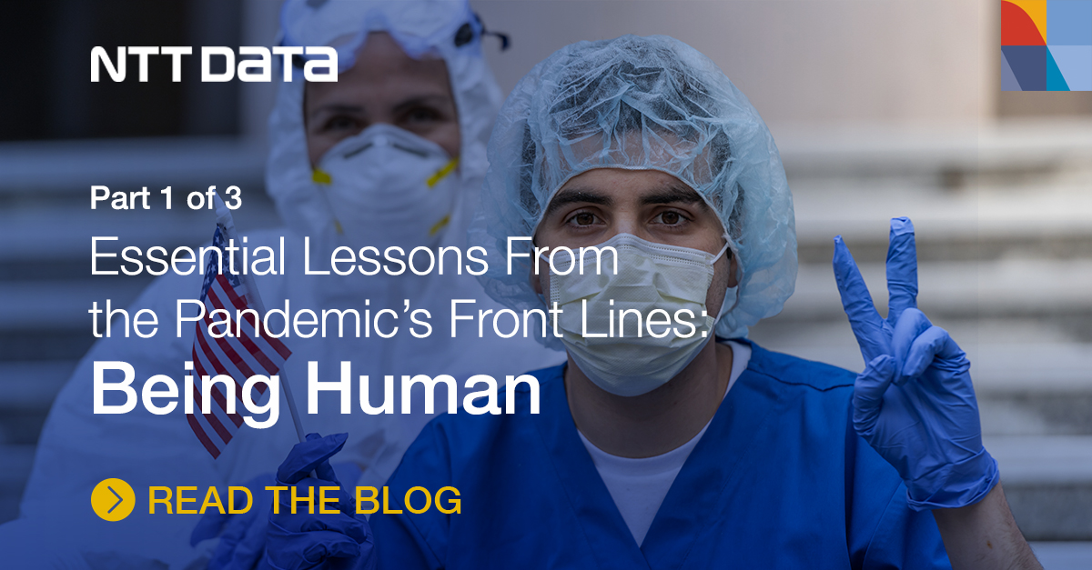 roxana_adams's tweet photo. Some of the best #COVID-19 stories in #healthcare are those of cooperation and connection. Here are five simple lessons on the importance of being human. via @NTTDATAServices https://t.co/zWcKXnARxV https://t.co/CiwwpBtc6S