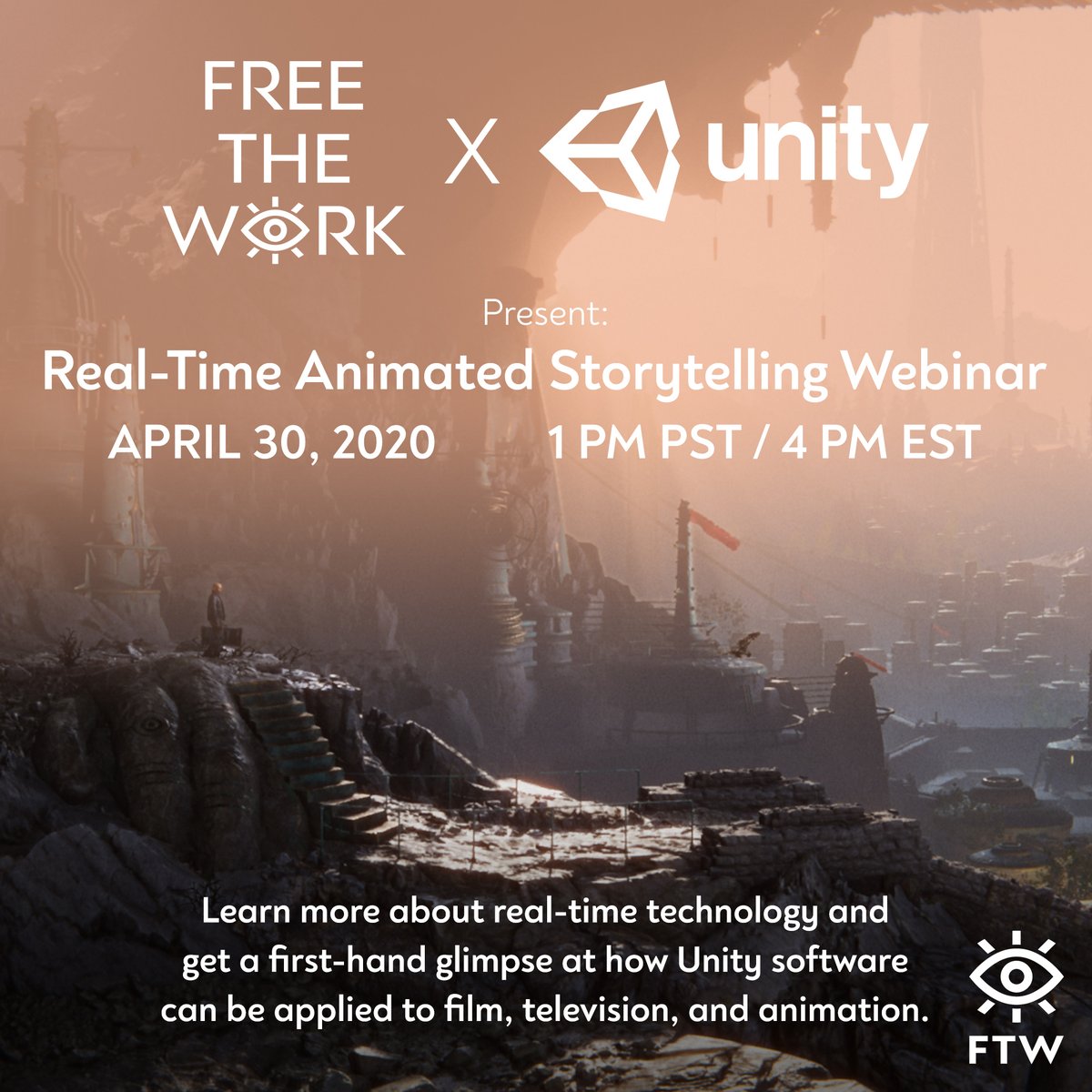 Are you intrigued by the real-time 3D technology that powers video games, VR, and more?

We are co-hosting a webinar with <a href="/unity3d/">Unity3D (inactive)</a> on how to utilize one of the most powerful and accessible tools to create real-time animated content.

Register at the link!

ow.ly/HORz50zkMyr
