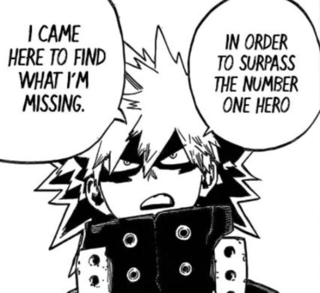 Bakugou’s development