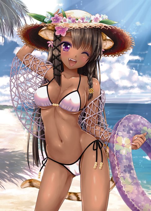 #あったかくなってきたから水着絵貼ろうぜ 