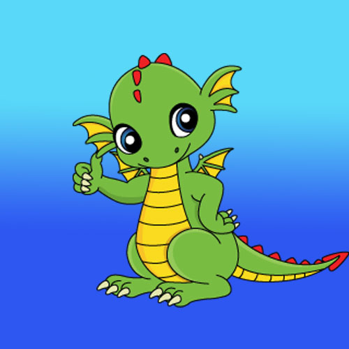 Hallo. Ich bin Akito, der Zwergdrache.