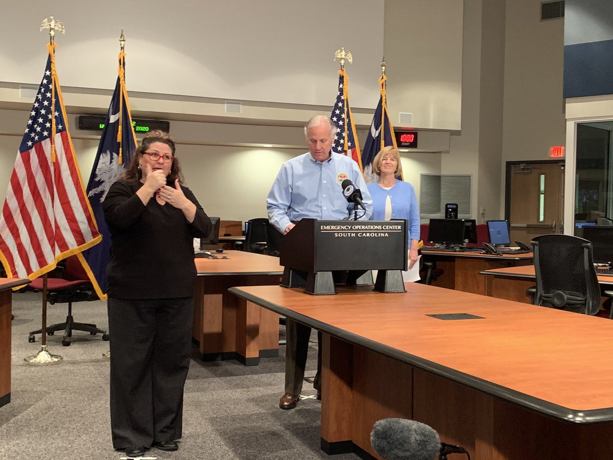 .<a href="/henrymcmaster/">Gov. Henry McMaster</a> and <a href="/Molly_Spearman/">Molly Spearman</a> announce K-12 schools will be closed for the rest of school year #sctweets #coronavirus