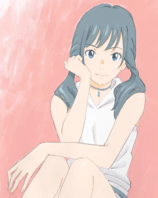 金子志津枝さん  よりバトンをいただきました。何かの折に描いた絵です。バトンまわします。もしもご事情に合いましたらぜひ(五十音順)伊藤憲子さん 工藤昌史さん 田澤潮さん 中武学さん 山本蒼美さん  #絵描き繋がれ 