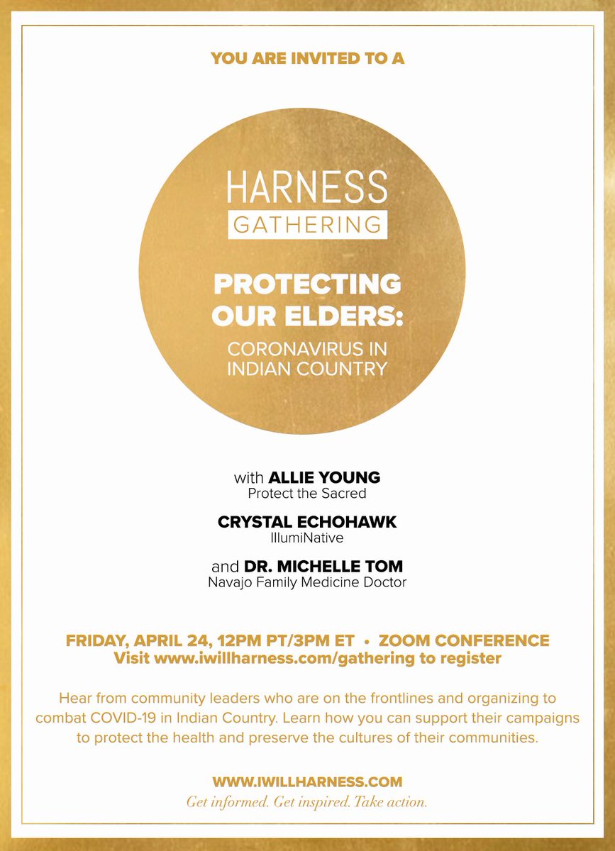MKNAGLE's tweet image. Tune in this Friday to hear @_IllumiNatives ED @CrystalEchoHawk and Protect the Sacred discuss the COVID crisis in Indian Country. #WarriorUp #IllumiNative
