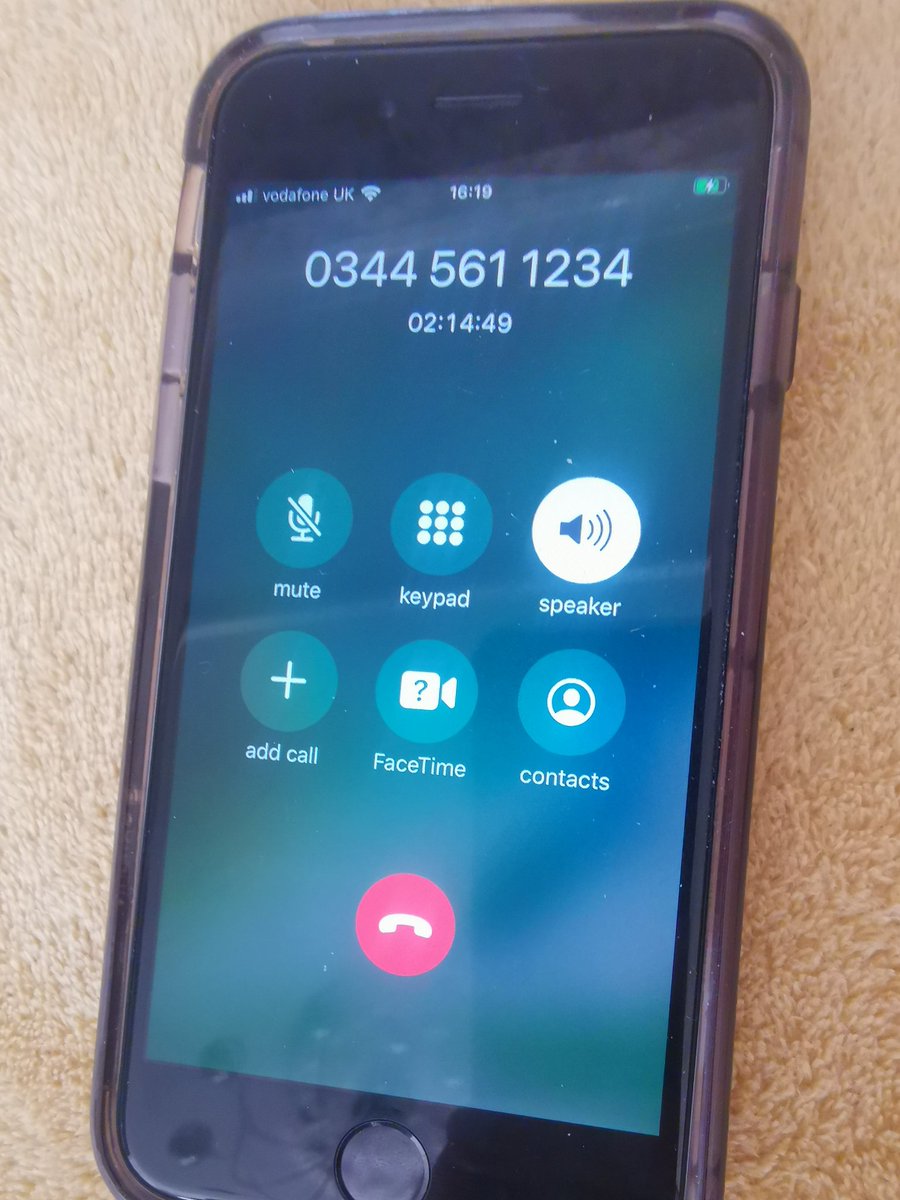 jdhill81's tweet photo. @TeamKnowhowUK I've been on to them for over 2 hours on hold. Spoke to one bloke who took all details then said he would add somebody to the call to sort refund. Still on hold waiting https://t.co/u5PFOBUG9j