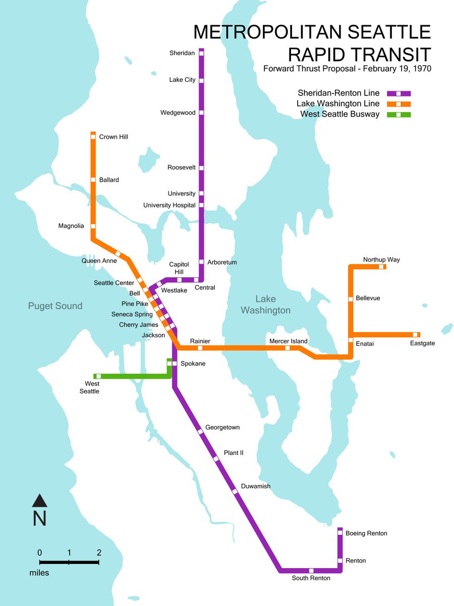 #3 The voter defeat of a subway network that would have been a federal gift and been fully completed by the 1980s and entirely paid off in the mid 2000s