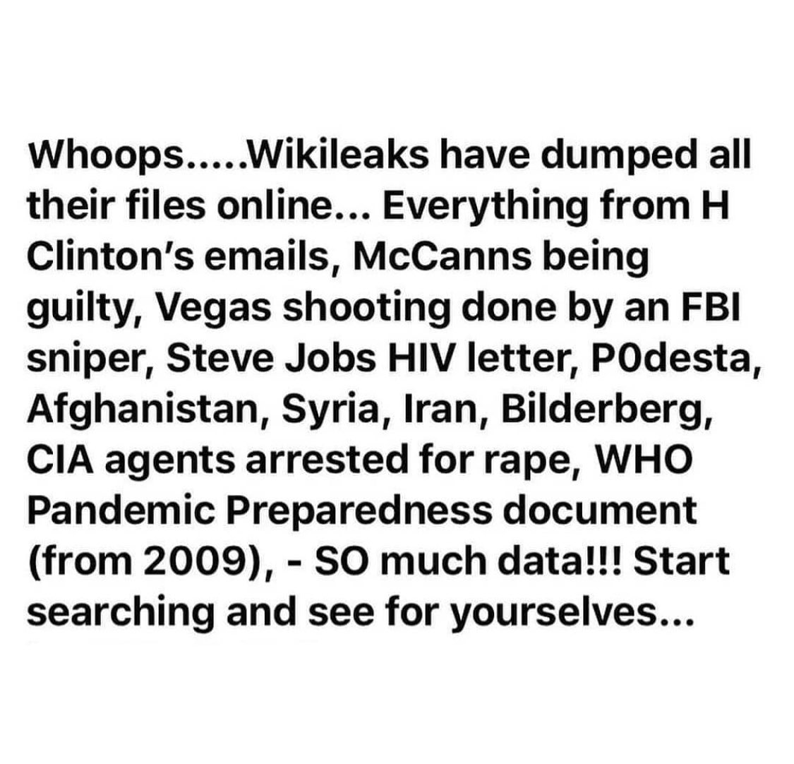 👇
file.wikileaks.org/file/

#posdesta #pizzagate #wikileaks #qanon #bildergerg #syria #clintonemails #ClintonBodyCount #cia #vegasshooting #fbi #who