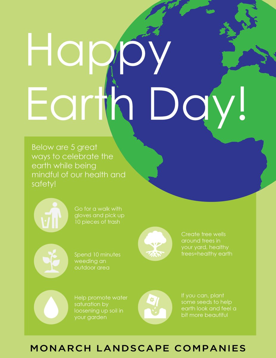 Happy Earth Day! Here are 5 great ways to celebrate the earth while being mindful of our health and safety! #earthday2020