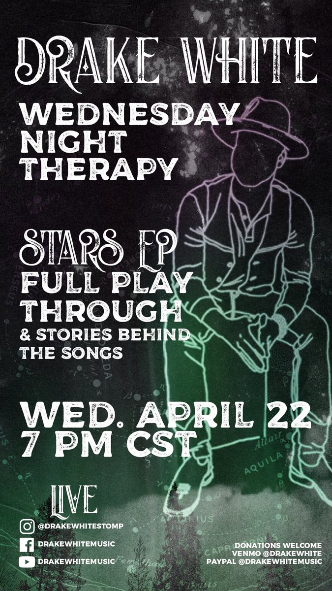 routefmUK's tweet photo. RT project615: Tune in with DrakeWhite tonight for “Wednesday Night Therapy” at 7 pm CST 🤟🏼🤟🏼 https://t.co/Tv0JchQMn5