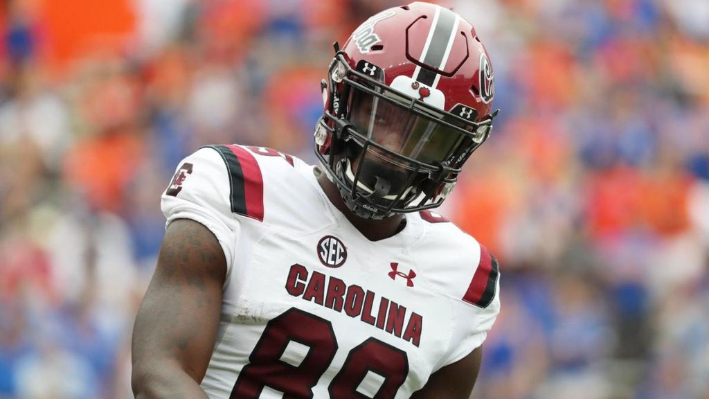 With the 97th pick (3rd round) via Cleveland, the San Francisco 49ers select, Bryan Edwards wide receiver South Carolina