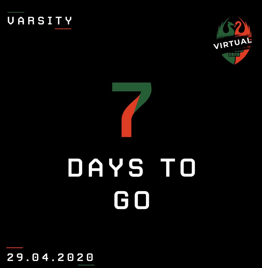 For the first time in history the Green &amp; White Army and Team Cardiff will be uniting virtually to celebrate the biggest sporting event of the year! 

Find out more 👉🏻tinyurl.com/ybf9azbj

It’s sure to be the best day of lockdown so far!

#GWA #TEAMCARDIFF #VIRTUALVARSITY2020