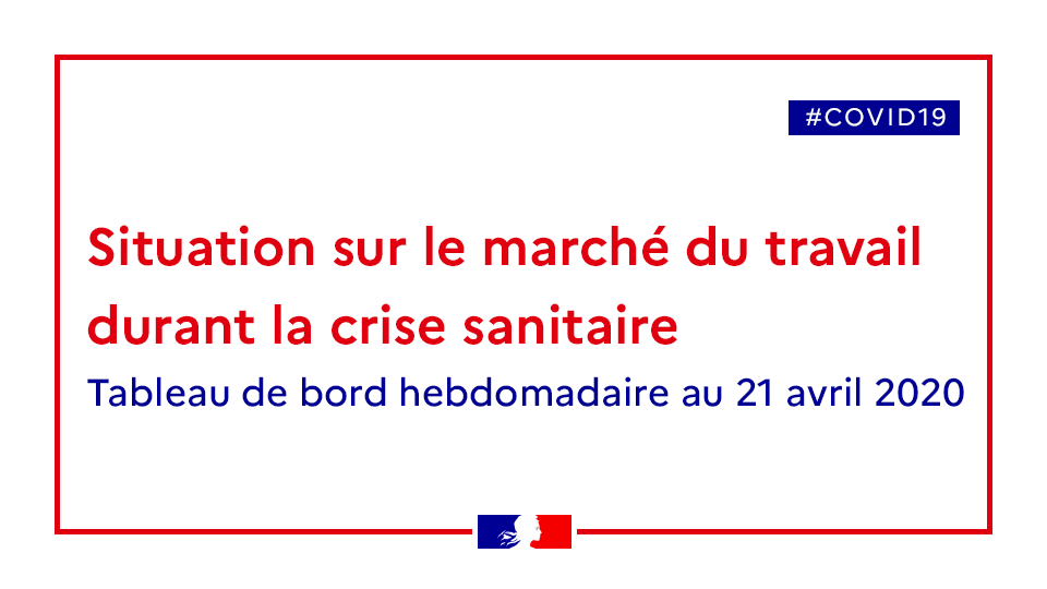 Travail_Gouv's tweet photo. Consultez la publication #Dares sur la situation sur le marché du travail #COVID19 au 21.04.2020
✅Activité partielle
✅Inscriptions @pole_emploi
✅Entrées en formation des demandeurs d’emploi
✅Contrats aidés
✅Restructurations
✅Offres d’emploi en ligne
https://t.co/rJxwAMI9Ue https://t.co/pyo3sEnGwy