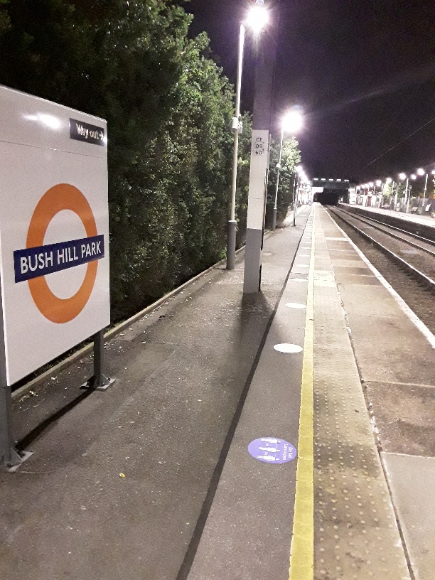 Cleshar's tweet photo. We have multiple teams working throughout London Underground and London Overground networks installing Coronavirus awareness stickers. 

Thank you to all our staff involved. Another example of Cleshar teams helping to get London moving again.

 #Staysafe #Cleshar #TFL #FDsigns https://t.co/qias3uMiaD