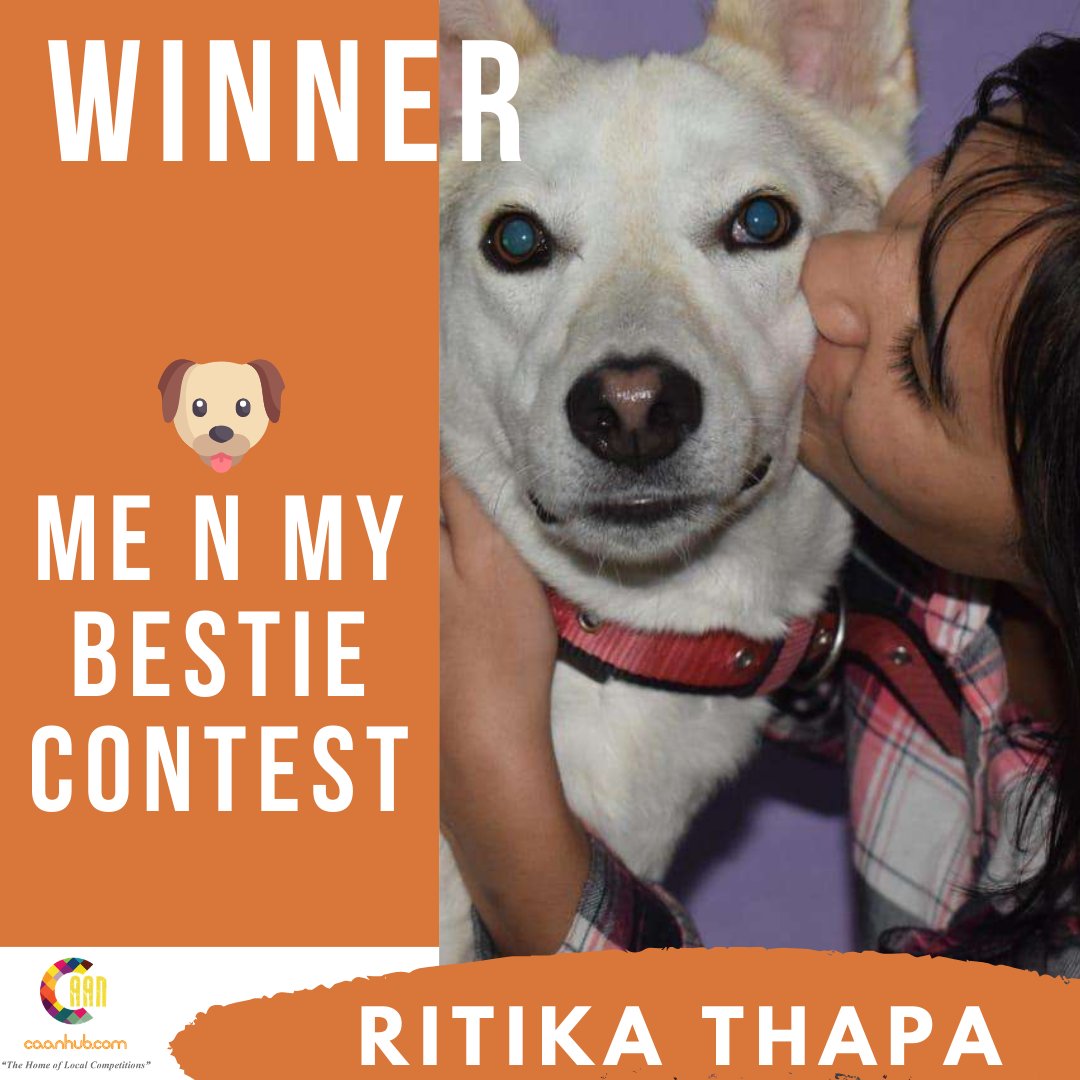 caanhub's tweet photo. Me N My Bestie Results
Congrats Ritika Thapa on winning ₹2500 cash prize.
#Contest #Pet #MeNMyBestie #Photography #CaanHub https://t.co/3BW252In4a