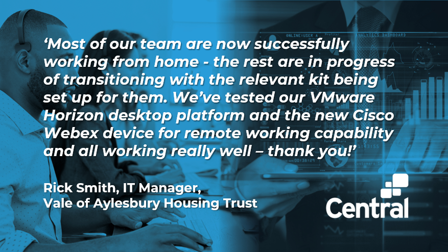 CentralNetwork1's tweet photo. At Central, we work hard to ensure that our #ITSolutions enable businesses to work smarter, improve performance and #IncreaseCollaboration. Here's what one of our clients had to say 👇
#RemoteWorking #VMwareHorizon #CiscoWebex https://t.co/Vxkio4TCK3