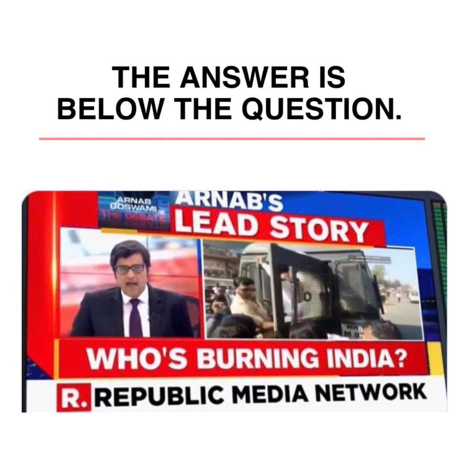 #ArrestAntiIndiaArnab - He is biggest jerk