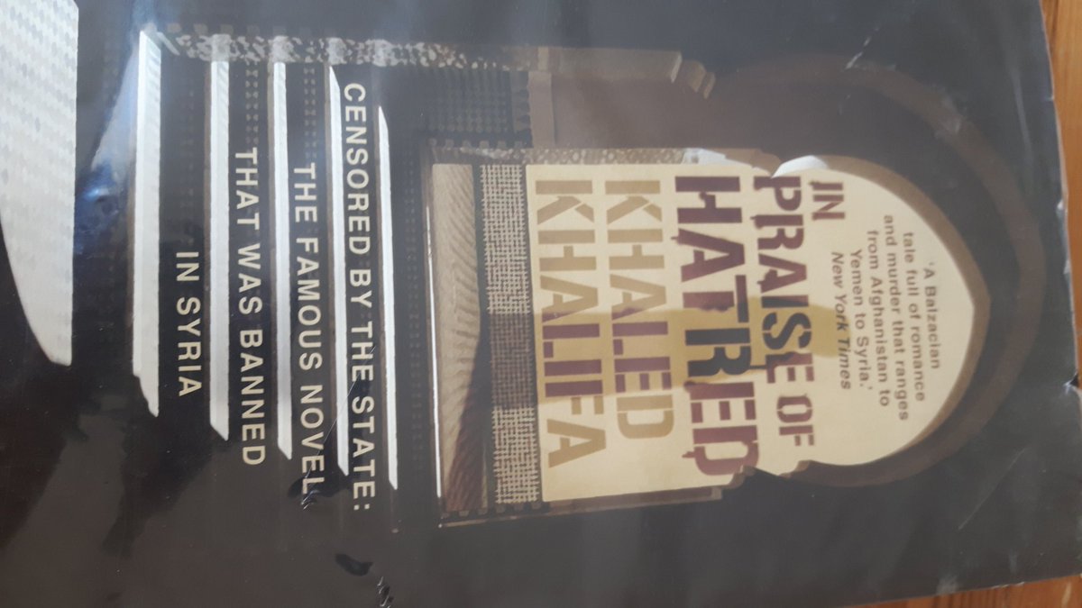 Book 8. An incredible piece of work. Set in Syria in the early 80s, it's a tale of murder, extremism, religion, romance, femininity and family. Hard to sum up in a tweet how amazing it is, but I'm using it for a forthcoming essay. Also will review it fully on Goodreads.