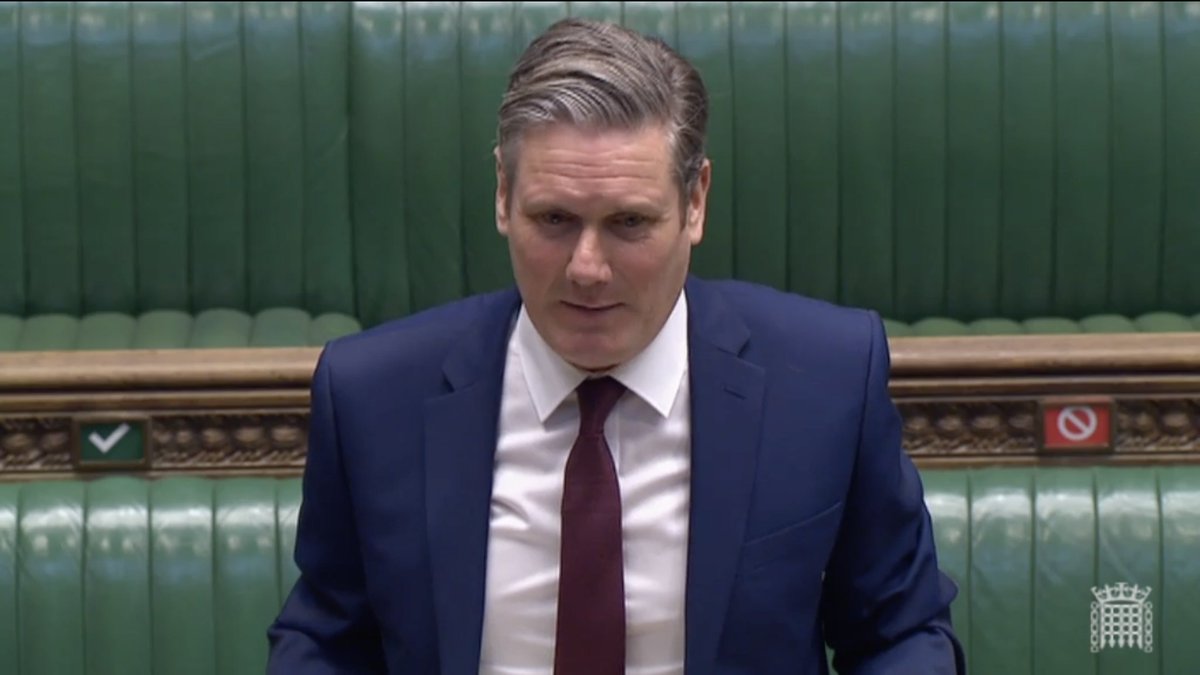It’s PMQs time!Debut for  @DominicRaab and  @Keir_Starmer who both discover it is lonely at the top. Social distancing guidelines means they’re both standing on their own.