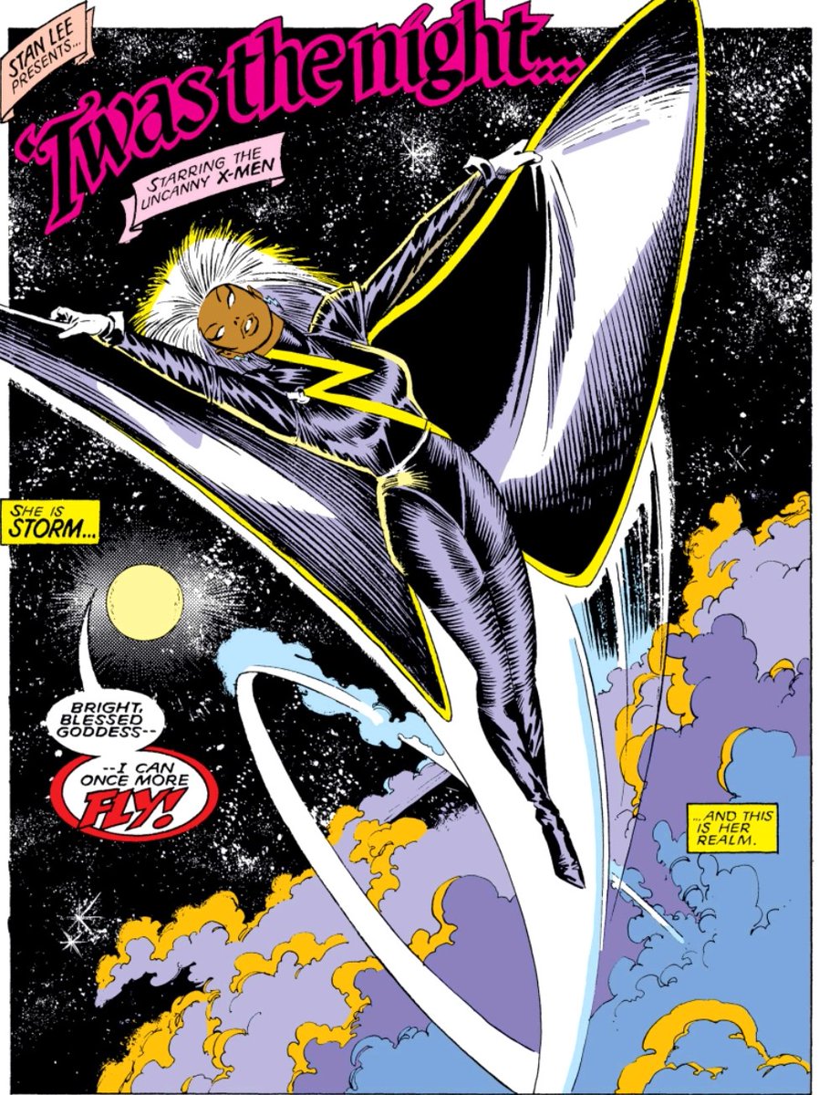 Symbolically, Storm’s claustrophobia contributes to her metaphorical engagement with the conflict between nature and civilization. Story (and especially visuals) frequently emphasize her need to fly above the enclosed urban environments she’s living in. 4/5