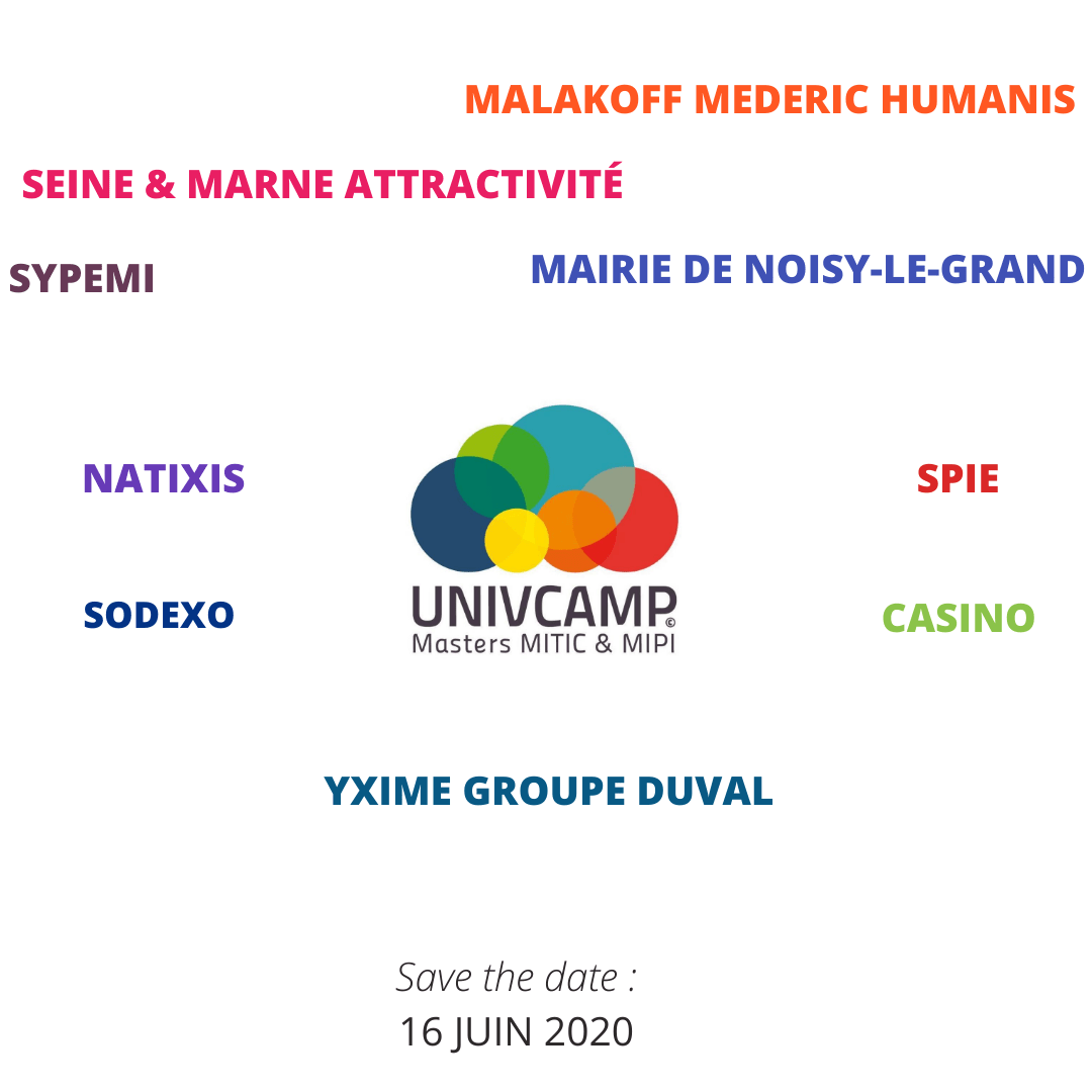 campusMIPIMITIC's tweet image. ℹ️Les vidéos de présentation de projets ont été partagées sur nos réseaux, pour rappel voici la liste des clients bienveillants. 
Rendez-vous le 16 juin 2020 pour découvrir les pitchs des étudiants. 🤳📹

 #tipi2020 #univcamp #universitégustaveeiffel #ifis #mis